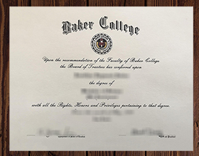 Baker College diploma