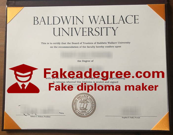Baldwin Wallace University diploma Baldwin Wallace University diploma