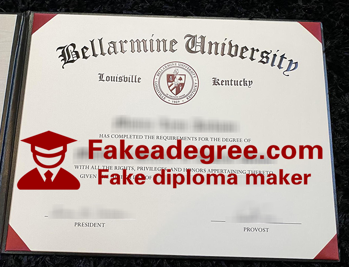 Bellarmine University diploma Bellarmine University diploma