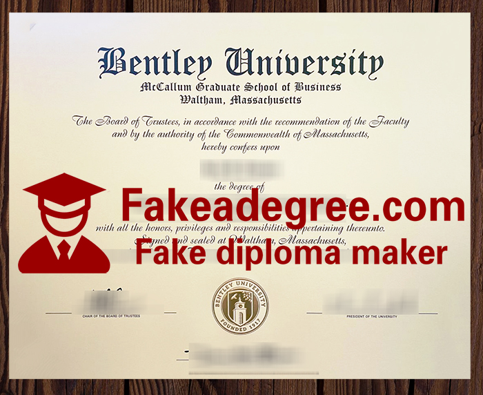 Bentley University diploma Bentley University diploma
