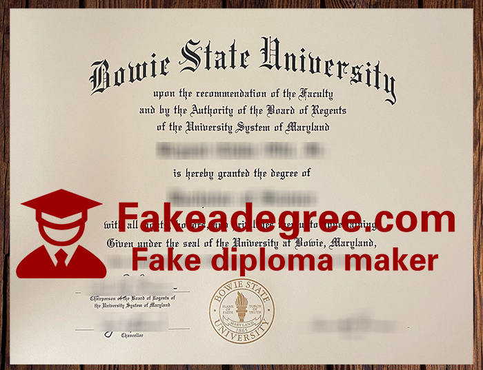Bowie State University diploma Bowie State University diploma