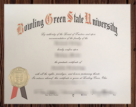 Bowling Green State University diploma