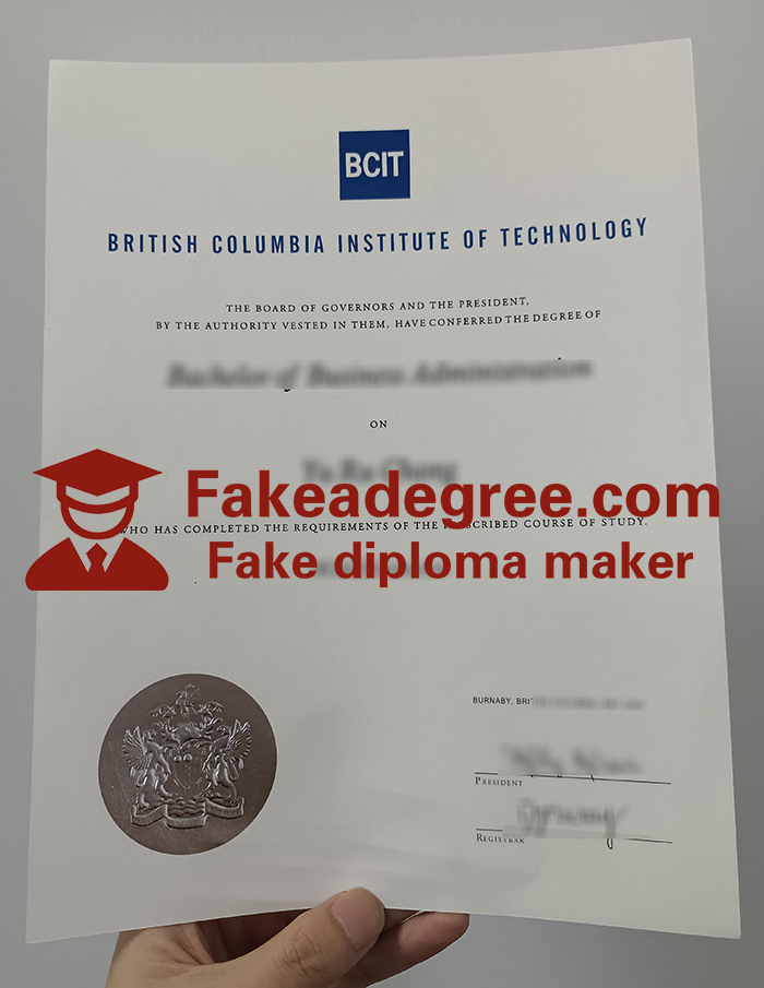 British Columbia Institute of Technology diploma