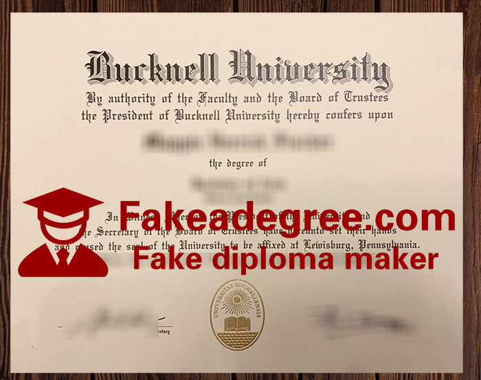 Bucknell University diploma