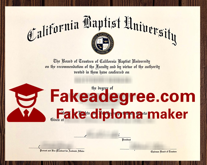 California Baptist University diploma California Baptist University diploma