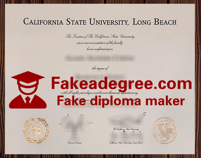 California State University, Long Beach diploma