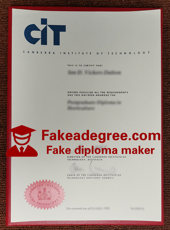 Canberra Institute of Technology diploma Canberra Institute of Technology diploma