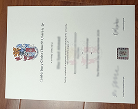 Canterbury Christ Church University diploma