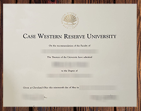 Case Western Reserve University diploma