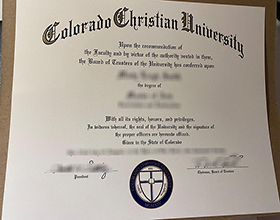 Colorado Christian University diploma