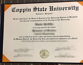 Coppin State University diploma