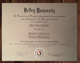 DeVry University diploma