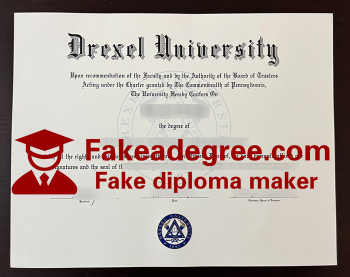 Drexel University diploma Drexel University diploma