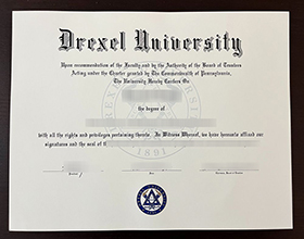 Drexel University diploma