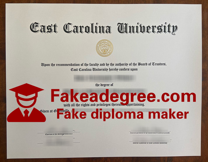 East Carolina University diploma East Carolina University diploma