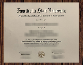 Fayetteville State University diploma