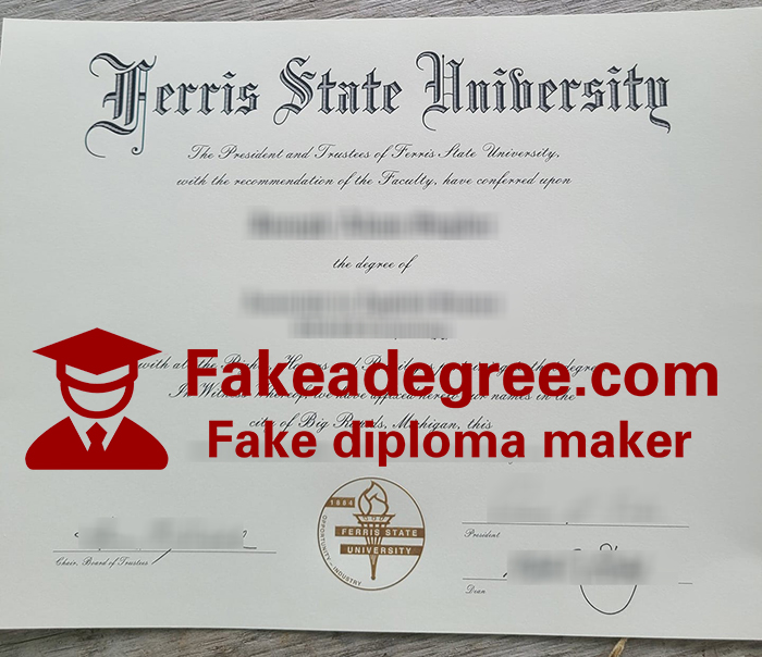 Ferris State University diploma