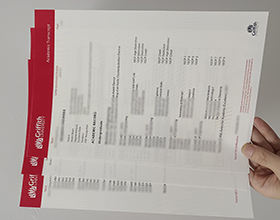 Griffith University transcript