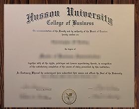 Husson University diploma