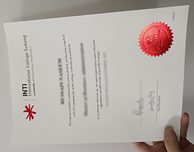 INTI International University diploma