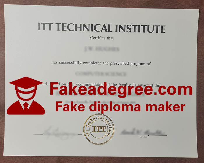 ITT Technical Institute diploma ITT Technical Institute diploma