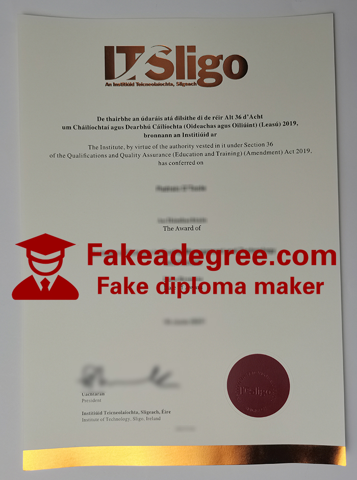 Institute of Technology Sligo diploma