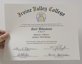 Irvine Valley College diploma