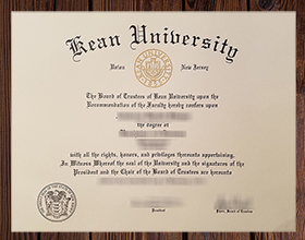 Kean University diploma