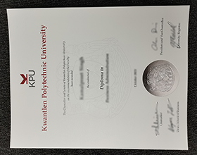Kwantlen Polytechnic University diploma