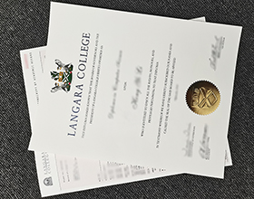 Langara College diploma and transcript