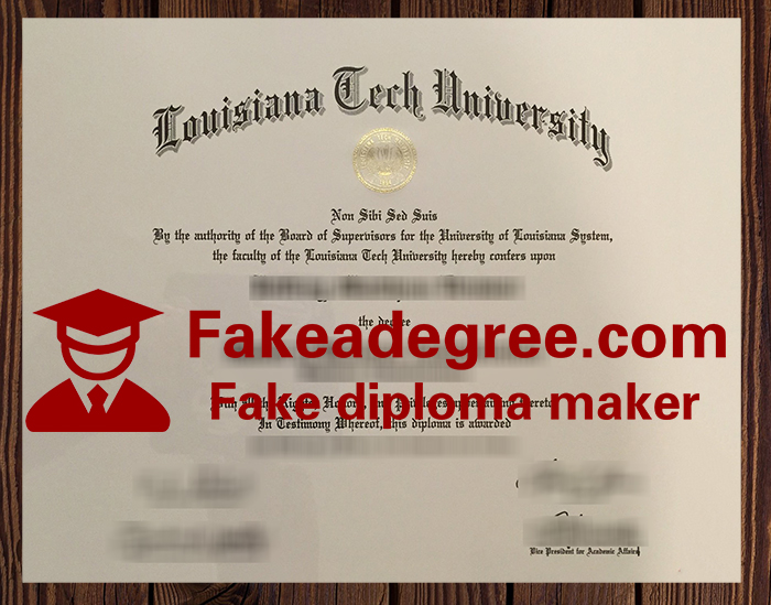 Louisiana Tech University diploma