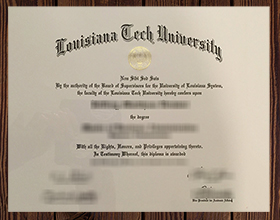 Louisiana Tech University diploma