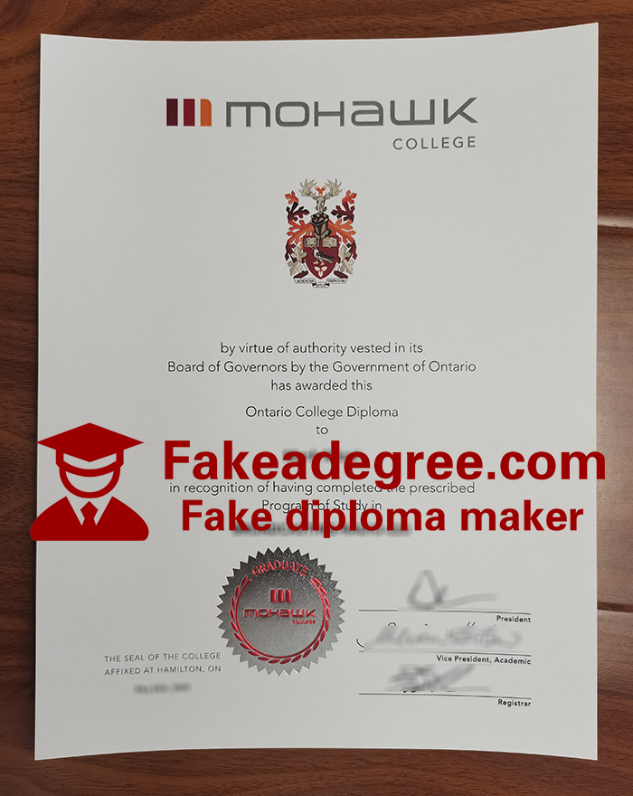 Mohawk College diploma