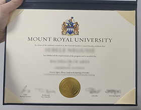 Mount Royal University diploma