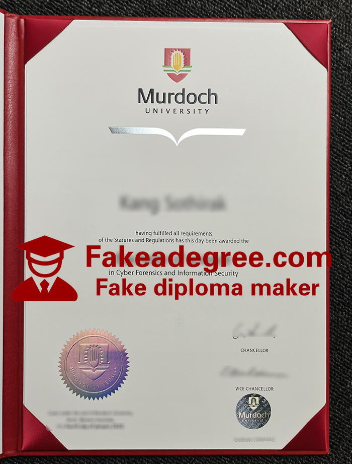 Murdoch University diploma