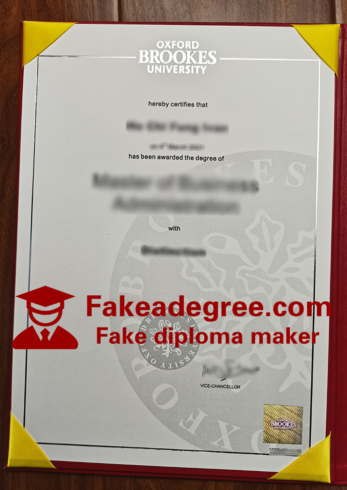 Oxford Brookes University degree