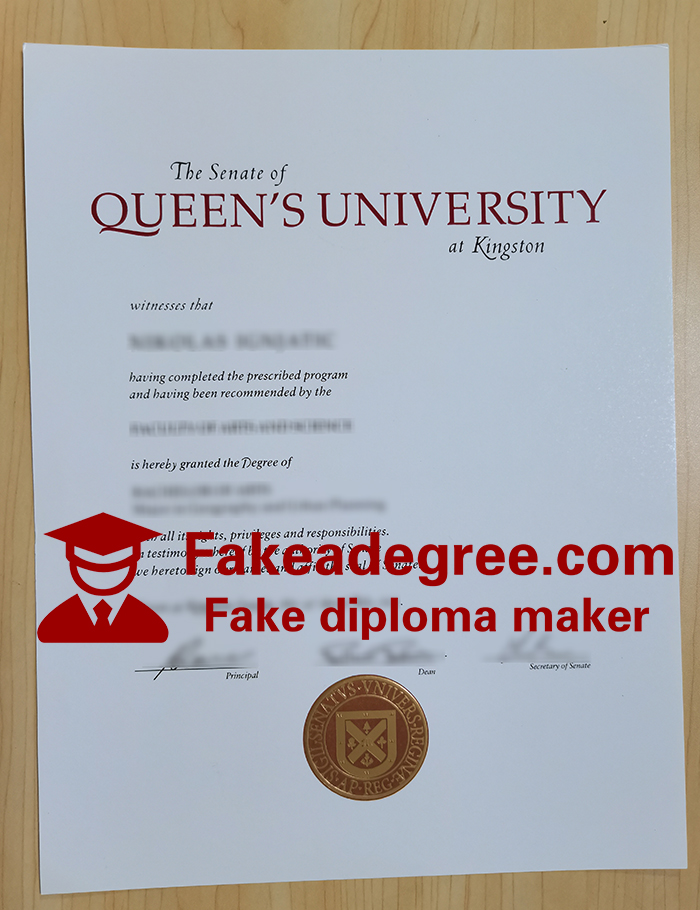 Queen's University at Kingston diploma