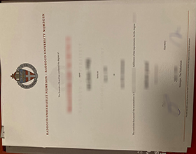Radboud University Nijmegen diploma