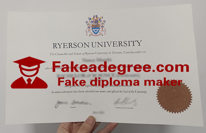 Ryerson University diploma