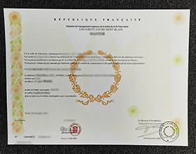 Savoy Mont Blanc University diploma