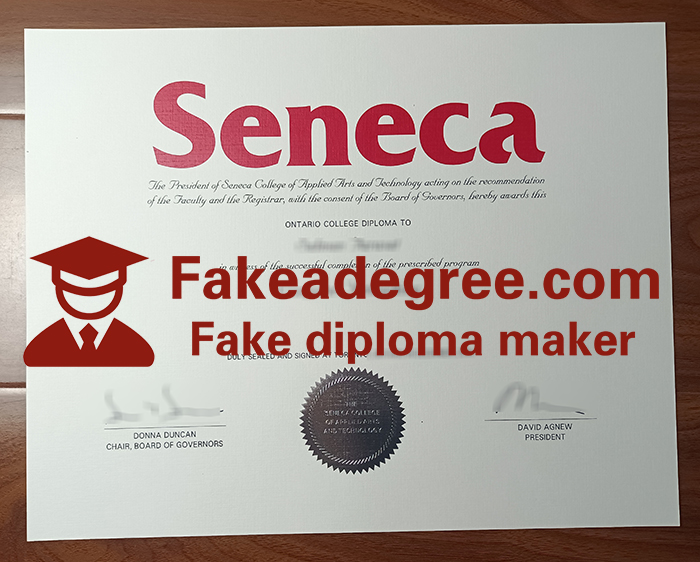 Seneca College diploma