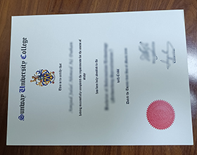 Sunway University diploma