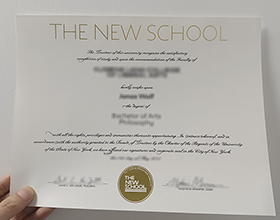 The New School diploma