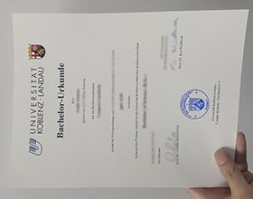 Universität Koblenz-Landau Urkunde