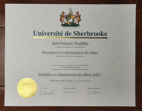Université de Sherbooke diploma