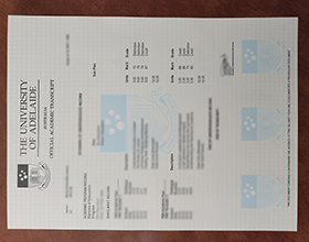 University of Adelaide transcript