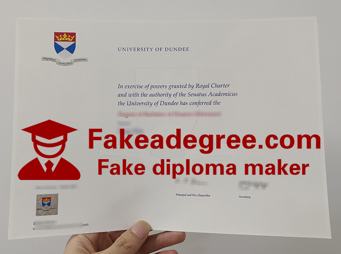 University of Dundee diploma