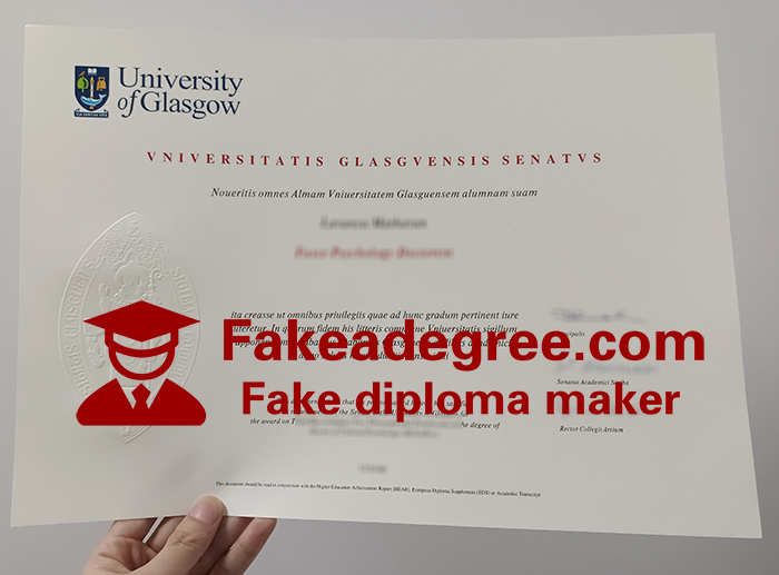 University of Glasgow diploma