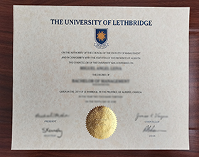 University of Lethbridge diploma