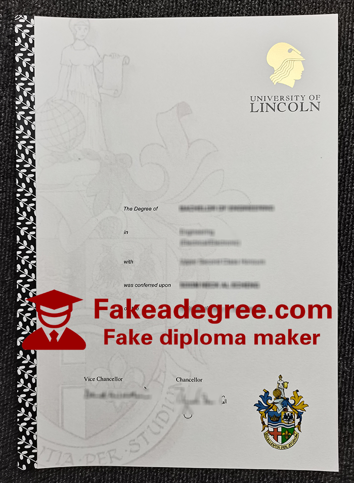 University of Lincoln diploma